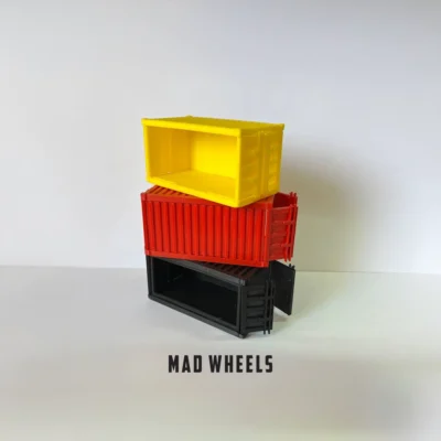 کانتینر ماشین ۱:۶۴ رنگ زرد - تصویر 7