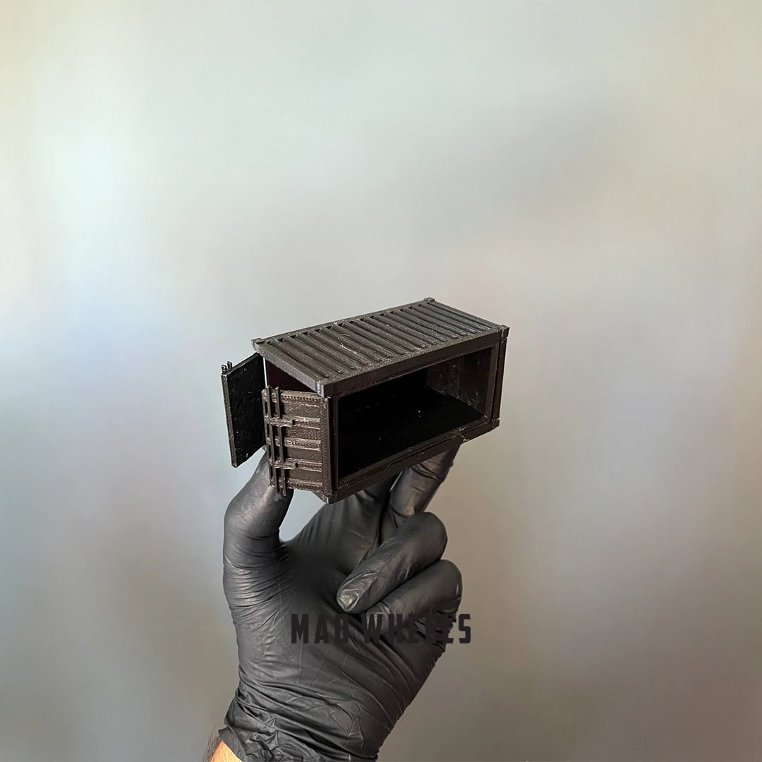 Dump-truck-black کانتینر ماشین ۱:۶۴ رنگ مشکی