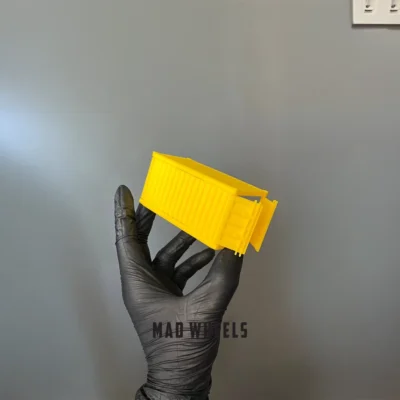 جهت دیگر کانتینر ماشین ۱:۶۴ رنگ زرد