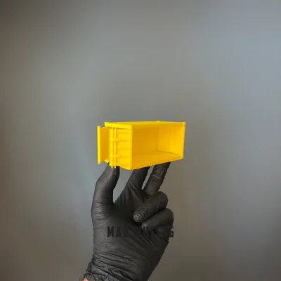 کانتینر ماشین ۱:۶۴ رنگ زرد