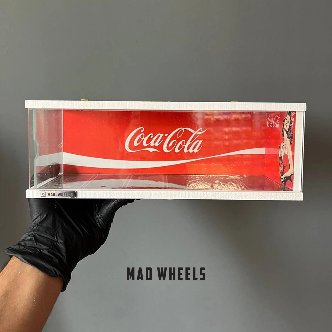 Garage-Diorama-1-64-cocacola-01 دیوراما گاراژ خودرو ۱:۶۴ مدل کوکا کولا