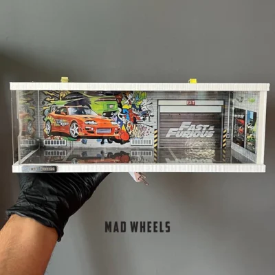 دیوراما گاراژ خودرو ۱:۶۴ مدل سریع و خشن