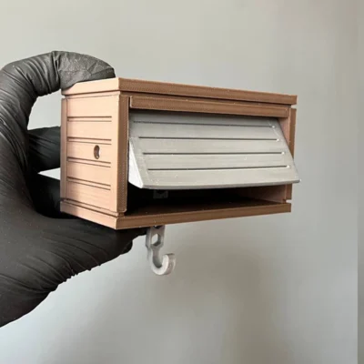 جا کلیدی دیواری - طوسی