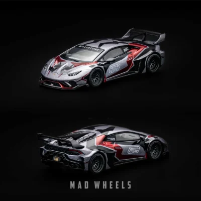 ماکت ماشین فلزی لامبورگینی هوراکان Lamborghini Huracán LB★WORKS GT مدل Ronin برند MINI GT| مقیاس 1:64 - تصویر 5