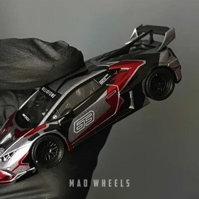 ماکت ماشین فلزی لامبورگینی هوراکان Lamborghini Huracán LB★WORKS GT مدل Ronin برند MINI GT| مقیاس 1:64 - تصویر 7