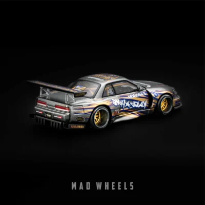 ماکت ماشین فلزی Nissan Silvia S13-R Kaido Drift برند KAIDO HOUSE x MINI GT مقیاس 1:64 - تصویر 4