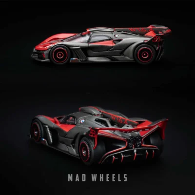 ماکت ماشین فلزی Bugatti Bolide Red برند MINI GT مقیاس 1:64 - تصویر 3