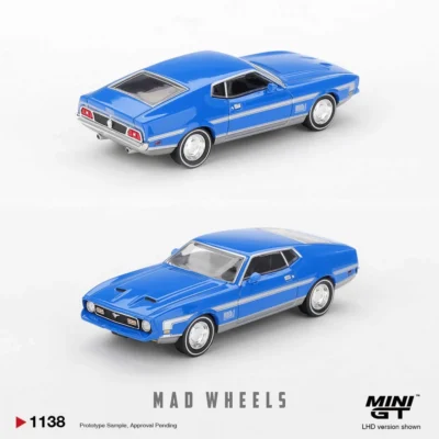 ماکت ماشین فلزی Ford Mustang Mach 1 برند MINI GT مقیاس 1:64 - تصویر 6