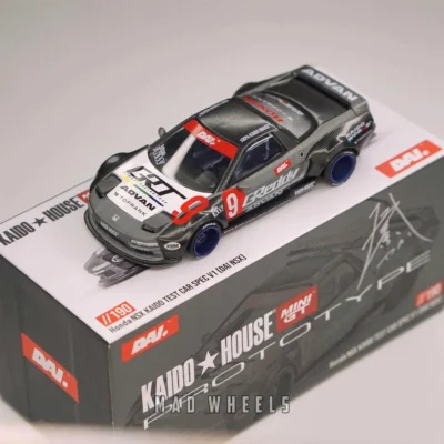 ماکت ماشین فلزی Honda NSX Kaido Test Car برند MINI GT / Kaido House مقیاس 1/64 - تصویر 5