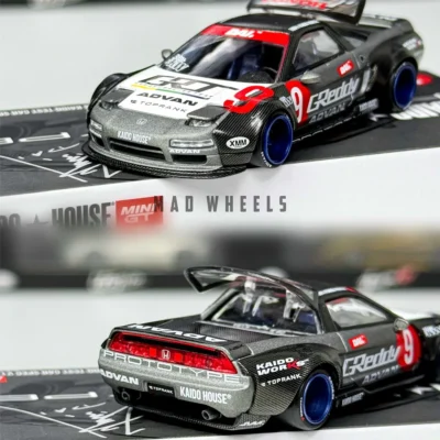 ماکت ماشین فلزی Honda NSX Kaido Test Car برند MINI GT / Kaido House مقیاس 1/64 - تصویر 3