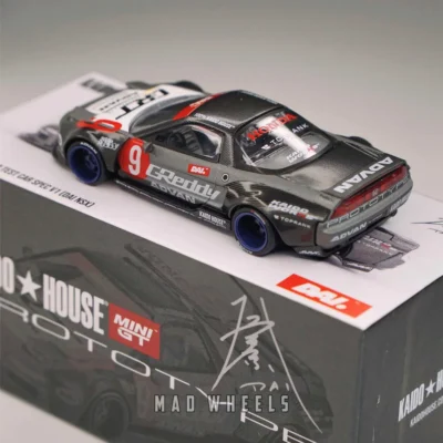 ماکت ماشین فلزی Honda NSX Kaido Test Car برند MINI GT / Kaido House مقیاس 1/64 - تصویر 4