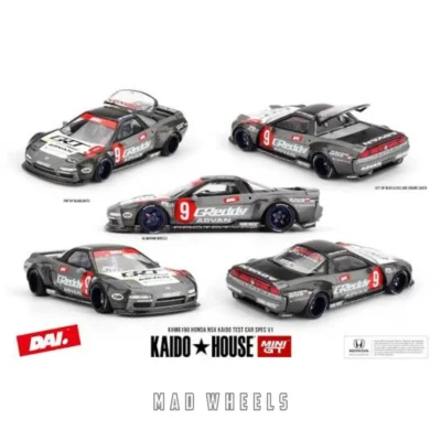 ماکت ماشین فلزی Honda NSX Kaido Test Car برند MINI GT / Kaido House مقیاس 1/64 - تصویر 6