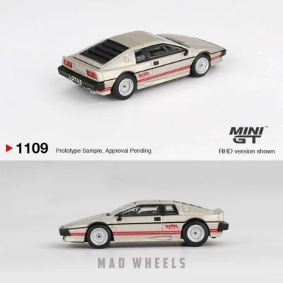 ماکت ماشین فلزی Lotus Esprit Turbo برند MINI GT مقیاس 1:64 - تصویر 6