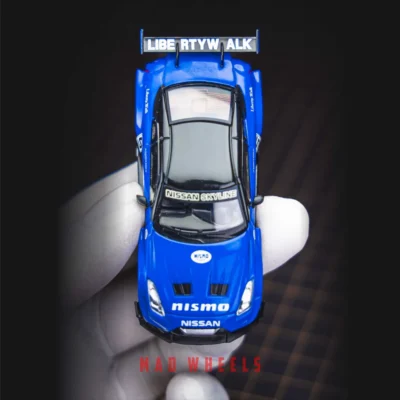 ماکت ماشین فلزی Nissan LB-Silhouette WORKS GT 35GT-RR .آبی برند MINI GT مقیاس 1:64 - تصویر 5