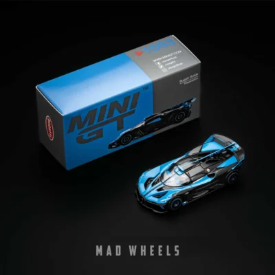 ماکت ماشین فلزی بوگاتی بولاید (Bugatti Bolide) برند MINI GT نسخه Presentation | مقیاس ۱:۶۴ - تصویر 5