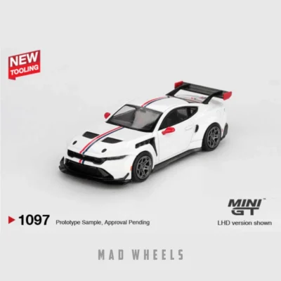 ماکت ماشین فلزی فورد موستانگ GTD برند MINI GT نسخه Spirit of America | مقیاس 1:64 - تصویر 7