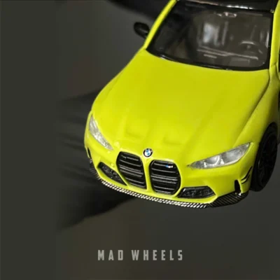 ماکت ماشین فلزی بی ام و M3 تورینگ M Performance | MINI GT 1102 BMW M3 Touring | رنگ Sao Paulo Yellow | مقیاس 1:64 - تصویر 2