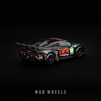 ماکت ماشین فلزی لامبورگینی هوراکان GT3 EVO2 | MINI GT 1129 Lamborghini Huracan GT3 EVO2 | 2024 IMSA Daytona 24 Hrs | مقیاس 1:64 - تصویر 3