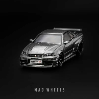 ماکت ماشین فلزی نیسان اسکای‌لاین R34 نیسمو | MINI GT 1160 Nissan Skyline GT-R NISMO BNR34 CRS | مقیاس ۱:۶۴ - تصویر 8