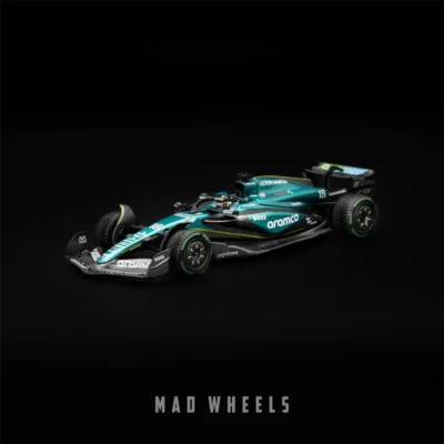 ماکت ماشین فرمول یک Aston Martin AMR24 #18 راننده Lance Stroll مسابقه Canadian GP 2024 برند MINI GT مقیاس 1:64 - تصویر 2