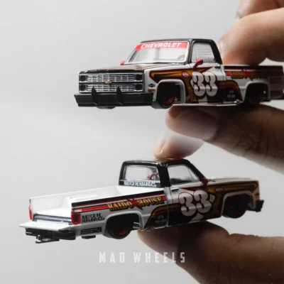 ماکت Chevy Silverado Kaido Intimidator V1 برند MINI GT Kaido House مقیاس 1:64 - تصویر 5
