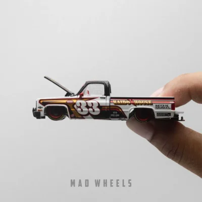 ماکت Chevy Silverado Kaido Intimidator V1 برند MINI GT Kaido House مقیاس 1:64 - تصویر 6