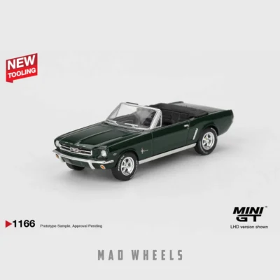 ماکت ماشین فلزی Ford Mustang Convertible 1964 برند MINI GT مقیاس 1:64 - تصویر 7