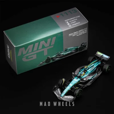ماکت ماشین فرمول یک Aston Martin AMR24 فرناندو آلونسو برند MINI GT مقیاس 1:64 - تصویر 5