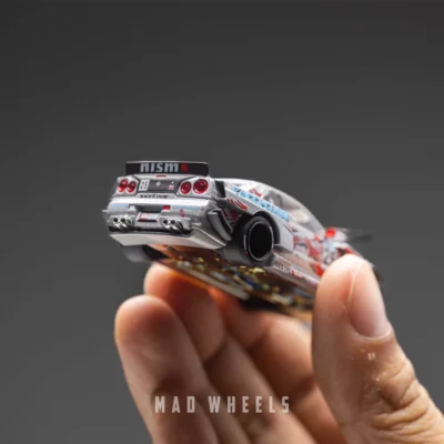 ماکت ماشین فلزی نیسان اسکای‌لاین GT-R R34 کایدو استار ریسینگ | Nissan Skyline GT-R R34 Kaido Star Racing V1 | مقیاس 1:64 - Image 5