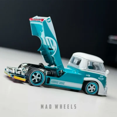 ماکت ماشین فلزی فولکس واگن T1 Kaido Works V1 آبی | Volkswagen T1 Kaido Works V1 | KAIDO HOUSE MINI GT KHMG220 | مقیاس 1:64 - Image 6