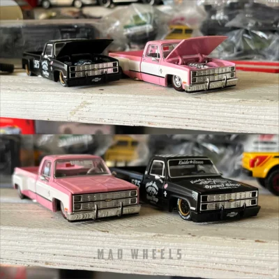 ماکت ماشین شورولت سیلورادو دوالی Chevrolet Silverado Dually برند MINI GT x Kaido House نسخه Vintage Spec V2 | مقیاس ۱:۶۴ - Image 14