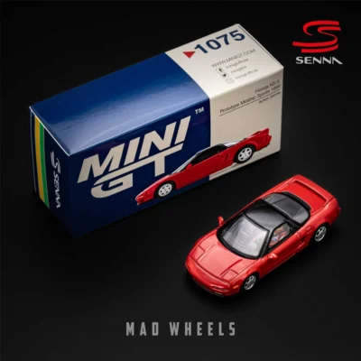 ماکت ماشین فلزی هوندا NS-X پروتوتایپ ۱۹۸۹ آیرتون سنا | Honda NS-X Prototype Ayrton Senna | MINI GT 1075 | مقیاس 1:64 - Image 6