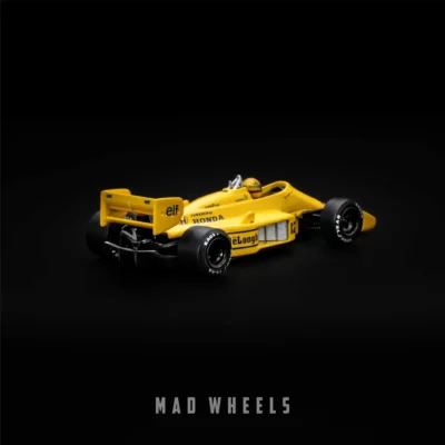 ماکت ماشین فرمول یک لوتوس ۹۹ تی آیرتون سنا قهرمان موناکو ۱۹۸۷ | Lotus 99T #12 Ayrton Senna Monaco GP Winner | MINI GT 1088 | مقیاس 1:64 - Image 3