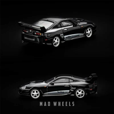 ماکت ماشین فلزی تویوتا سوپرا ویل ساید کامبت مشکی | Toyota Supra VeilSide Combat V-II Black | MINI GT 1107 | مقیاس 1:64 - Image 3