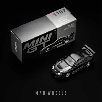 ماکت ماشین فلزی تویوتا سوپرا ویل ساید کامبت مشکی | Toyota Supra VeilSide Combat V-II Black | MINI GT 1107 | مقیاس 1:64 - Image 4