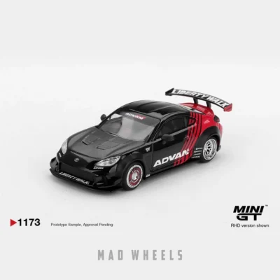 ماکت ماشین فلزی تویوتا GR86 لیبرتی واک ادوان | Toyota GR86 LB Nation Advan | MINI GT 1173 | مقیاس 1:64 - Image 6
