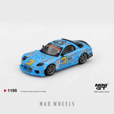 ماکت ماشین مزدا آر ایکس ۷  | Mazda RX-7 RE-Amemiya 2025 D1GP | MINI GT 1195 | مقیاس 1:64 - Image 7