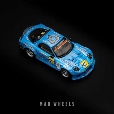 ماکت ماشین مزدا آر ایکس ۷  | Mazda RX-7 RE-Amemiya 2025 D1GP | MINI GT 1195 | مقیاس 1:64 - Image 3