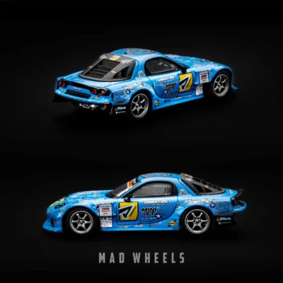 ماکت ماشین مزدا آر ایکس ۷  | Mazda RX-7 RE-Amemiya 2025 D1GP | MINI GT 1195 | مقیاس 1:64 - Image 4