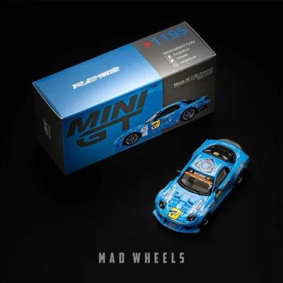 ماکت ماشین مزدا آر ایکس ۷  | Mazda RX-7 RE-Amemiya 2025 D1GP | MINI GT 1195 | مقیاس 1:64 - Image 6