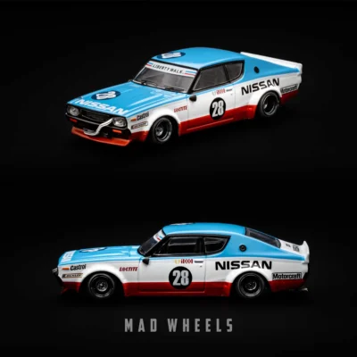 ماکت ماشین فلزی نیسان اسکای لاین کنمری لیبرتی واک | Nissan Skyline Kenmeri Liberty Walk | MINI GT 1212 | مقیاس 1:64 - Image 3