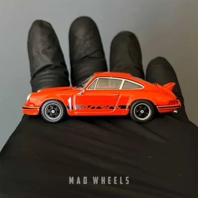 ماکت ماشین پورشه 911 کررا Porsche 911 Carrera RS 2.7 برند MINI GT رنگ Tangerine مقیاس ۱:۶۴ - Image 7
