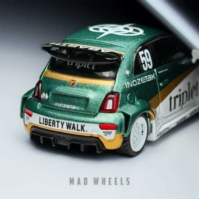 ماکت ماشین فلزی Abarth 595 برند MINI GT نسخه LB-Works TY Edition | مقیاس ۱:۶۴ - Image 4
