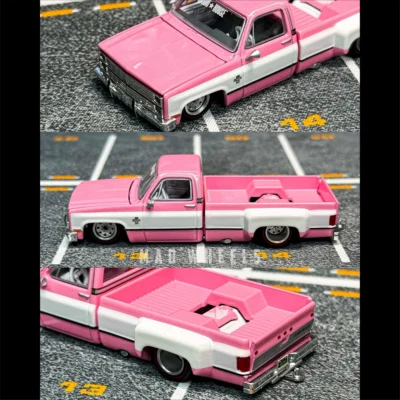ماکت ماشین شورولت سیلورادو دوالی Chevrolet Silverado Dually برند MINI GT x Kaido House نسخه Vintage Spec V2 | مقیاس ۱:۶۴ - Image 3