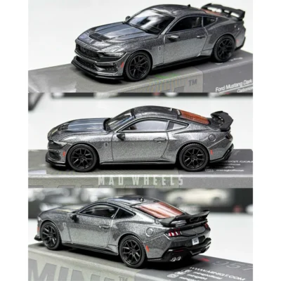 ماکت ماشین فورد موستانگ جی‌تی‌دی Ford Mustang GTD برند MINI GT رنگ خاکستری | مقیاس ۱:۶۴ - Image 6