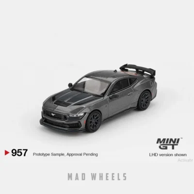 ماکت ماشین فورد موستانگ جی‌تی‌دی Ford Mustang GTD برند MINI GT رنگ خاکستری | مقیاس ۱:۶۴ - Image 7