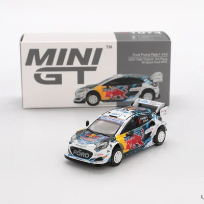 ماکت ماشین فورد پوما رالی وان Ford Puma Rally1 برند MINI GT نسخه رالی فنلاند ۲۰۲۴ | مقیاس ۱:۶۴ - Image 8