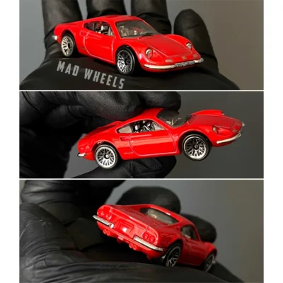 پک ۵ تایی ماکت ماشین فراری هات ویلز Hot Wheels Ferrari 5-Pack | مقیاس ۱:۶۴ - Image 9