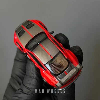 ماکت ماشین فورد موستانگ جی‌تی‌دی Ford Mustang GTD برند MINI GT رنگ Race Red | مقیاس ۱:۶۴ - Image 2