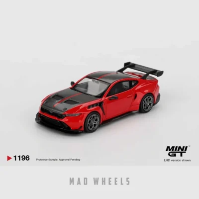 ماکت ماشین فورد موستانگ جی‌تی‌دی Ford Mustang GTD برند MINI GT رنگ Race Red | مقیاس ۱:۶۴ - Image 8